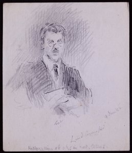 クロフォード伯爵＆バルカレス伯爵の肖像 作： Francis Wilfred Lawson