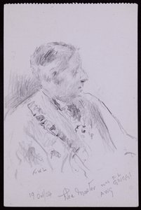 FLグリッグスの肖像 作： Francis Wilfred Lawson