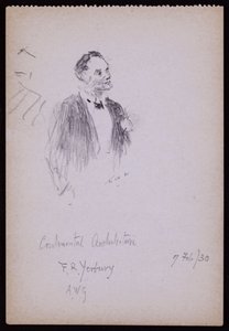 FR Yerburyの肖像 作： Francis Wilfred Lawson