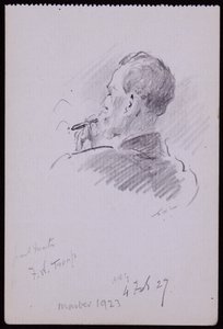 フランシス・トループの肖像 作： Francis Wilfred Lawson