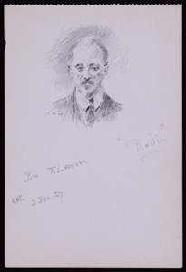 フレデリック・レッソアの肖像 作： Francis Wilfred Lawson