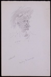 ハルゼー・リカルドの肖像 作： Francis Wilfred Lawson