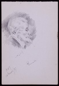 ハルゼー・リカルドの肖像 作： Francis Wilfred Lawson