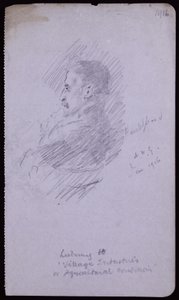 ハロルドスピードの肖像 作： Francis Wilfred Lawson