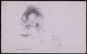 ジョン・ベルチャーの肖像 作： Francis Wilfred Lawson