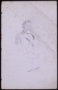 ジョン・ブレットの肖像 作： Francis Wilfred Lawson