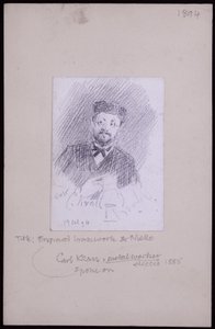 カールクラールの肖像 作： Francis Wilfred Lawson