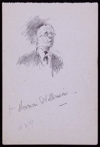 ノーマンウィルキンソンの肖像 作： Francis Wilfred Lawson