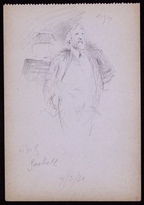 パーシヴァルギャスケルの肖像 作： Francis Wilfred Lawson