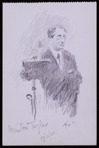 Rミントンテイラーの肖像 作： Francis Wilfred Lawson