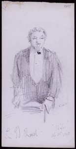 エドワードリード卿の肖像 作： Francis Wilfred Lawson