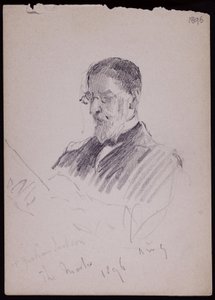 TGジャクソンの肖像 作： Francis Wilfred Lawson