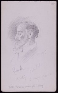 TMルークの肖像 作： Francis Wilfred Lawson