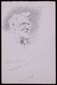 WLワイリーの肖像 作： Francis Wilfred Lawson