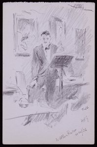 Wアランピクターの肖像 作： Francis Wilfred Lawson