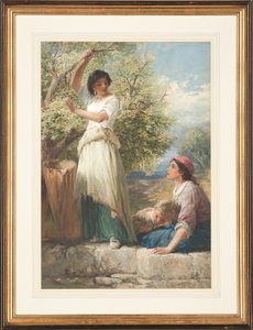 井戸で 作： Francis William Topham