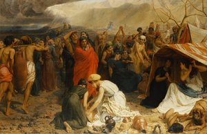 ポンペイからの難民、AD 79、1873