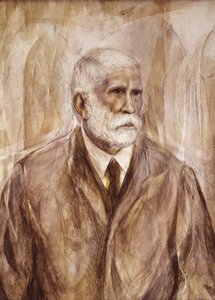 アントニ・ガウディ・イ・コルネ（絵画） 作： Francisco Domingo Marqués