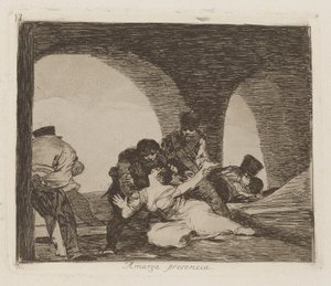 ビター・トゥ・ビー・プレゼンス、pl。 シリーズ「戦争の惨事」から 13 作： Francisco de Goya