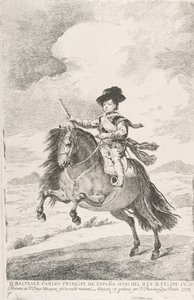バルタサールカルロス、スペインの王子とフィリップの息子IV D.バルタサールカルロスプリンシペデエスパ...、1778年。 作： Francisco de Goya