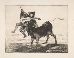 バーバラスエンターテインメントバーバラダイバーション、1800-1804。 作： Francisco de Goya