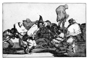 カーニバルファンタジー、1819-1823 作： Francisco de Goya