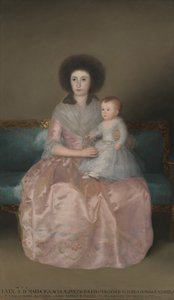 アルタミラ伯爵夫人とその娘、マリアアグスティナ、1787年〜88年。 作： Francisco de Goya