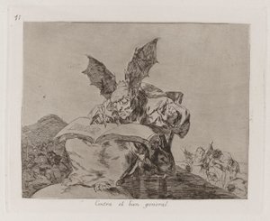 共通善に反対して、「戦争の惨事」のプレート 71 作： Francisco de Goya