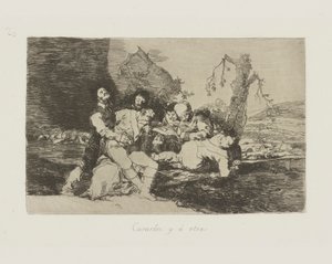 それらを治し、そして？ 別。 (Get Them Well, and On to the Next.), pl. シリーズ「戦争の惨事」から 20 作： Francisco de Goya