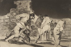 ことわざ、ca。 1816〜23年に発行された1864。 作： Francisco de Goya