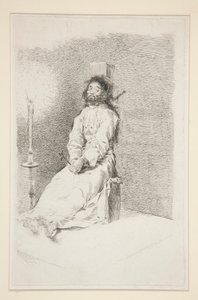絞首刑の男 作： Francisco de Goya