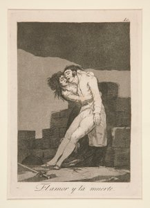 愛と死（愛と死）、pl。 シリーズから 10 件 作： Francisco de Goya