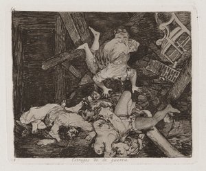 Ravages of War、『The Disasters of War』のプレート 30 作： Francisco de Goya