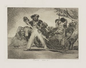 強いものは！ （それか 作： Francisco de Goya