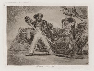 強いものは！ （それか 作： Francisco de Goya