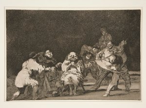 忠誠、pl。 シリーズ「箴言」からの17 作： Francisco de Goya