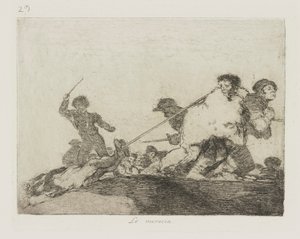 私はそれに値する。 （彼はそれに値する。）、pl。 シリーズ「戦争の災害」からの29 作： Francisco de Goya