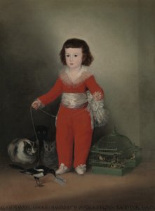 Manuel Osorio Manrique deZuñiga1784-1792、1787-88。 作： Francisco de Goya