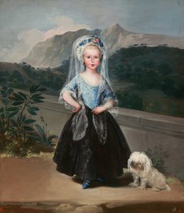 マリア・テレサ・デ・ボルボン・イ・ヴァラブリガ、後のチンチョン伯爵夫人、1783年。