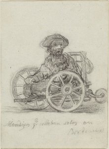 Mendigos que se llevan solos en Bordeaux (ボルドーで独り歩きする物乞い) 作： Francisco de Goya