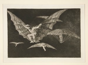 モード・オブ・フライング (A Way of Flying), pl. シリーズ「箴言」からの13 作： Francisco de Goya