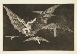 モード・オブ・フライング (A Way of Flying), pl. シリーズ「箴言」からの13 作： Francisco de Goya