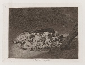ハーベスト オブ ザ デッド、『戦争の惨事』のプレート 63 作： Francisco de Goya
