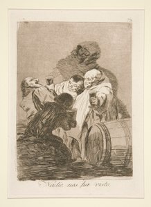 誰も私たちを見たことがありません (No One Has Seen Us), pl. シリーズから 79 件 作： Francisco de Goya