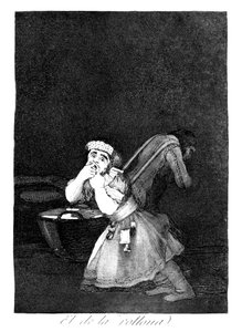 乳母の男の子、1799 作： Francisco de Goya