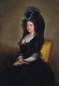 Narcisa Baranana de Goicoechea。 作： Francisco de Goya