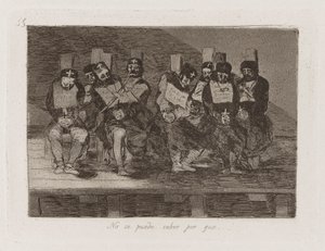理由がわからない [原文ママ] (One Can 作： Francisco de Goya