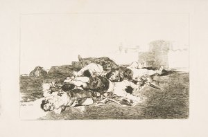 戦争の災害からのプレート22戦争の災害：さらに悪い。そんなに...、1810。 作： Francisco de Goya