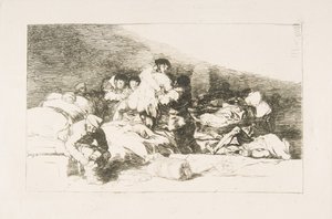戦争の災害からのプレート25戦争の災害：これらも。またe ...、1810年。 作： Francisco de Goya