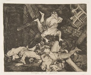 戦争の災害からのプレート30災害の戦争：ラヴァグ...、1810年に発行された1863年。 作： Francisco de Goya